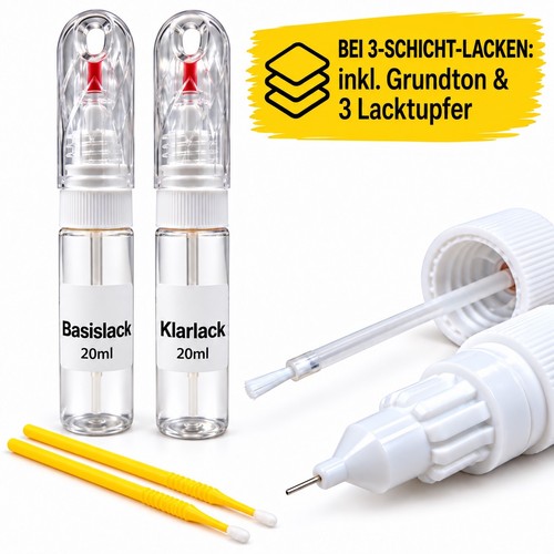 2in1 lackstift set - 2in1, für
